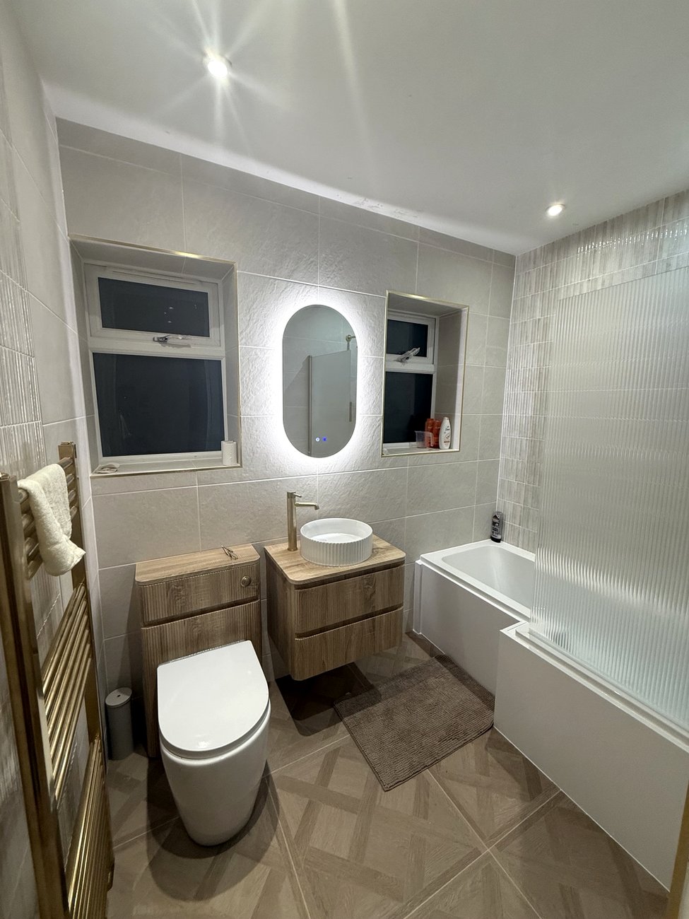Bathroom after renovation