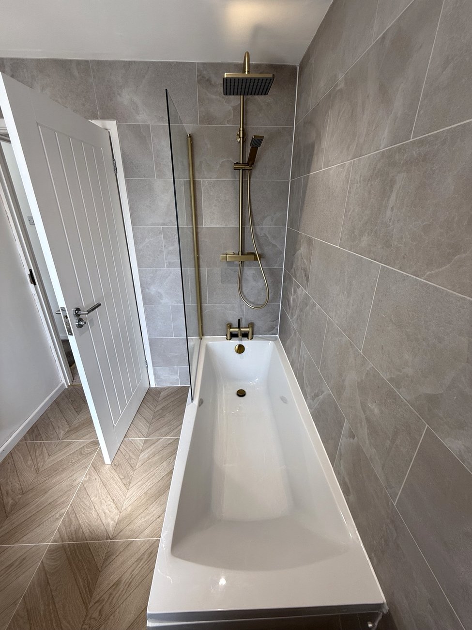 Bath and rainfall shower